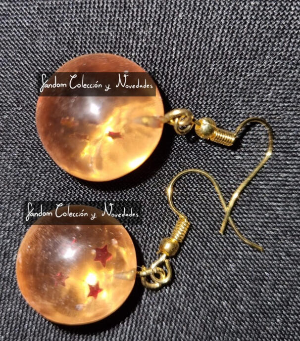 aretes de bolas del dragón